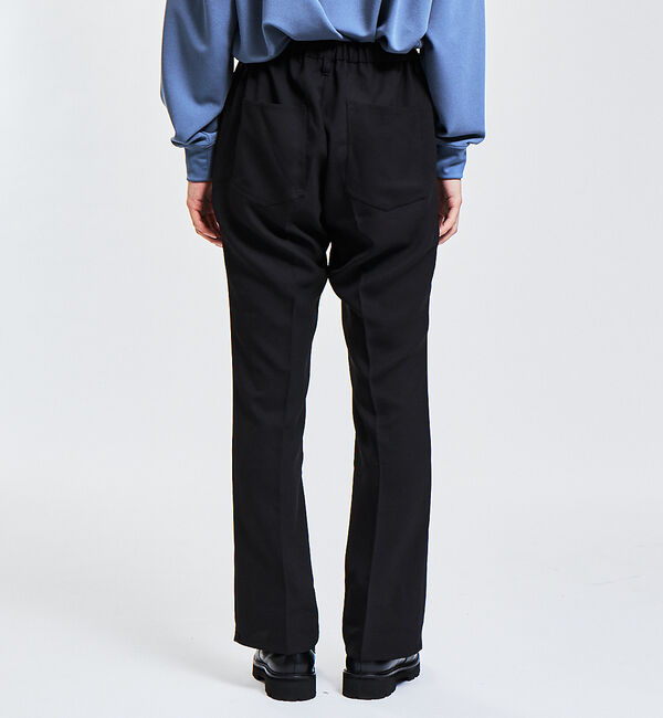 ABAHOUSE「【AH ABAHOUSE】トロミ生地 フレアスラックス」|その他|