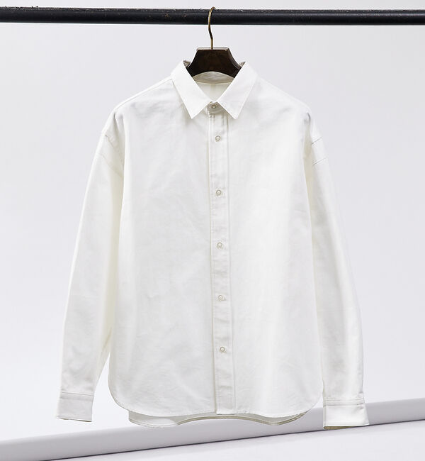 ABAHOUSE「【ラインスリーブ】オックスフォードシャツ / シャツブルゾン」|シャツ・ブラウス|