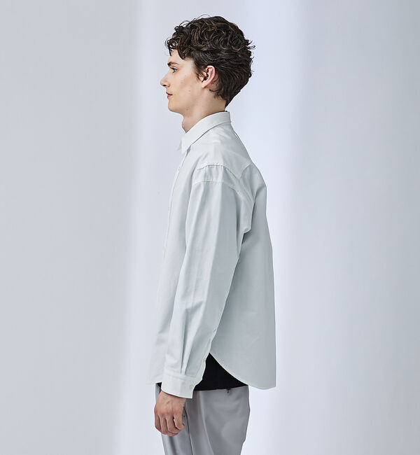 ABAHOUSE「【ラインスリーブ】オックスフォードシャツ / シャツブルゾン」|シャツ・ブラウス|