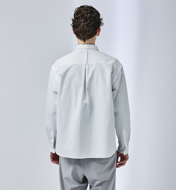 ABAHOUSE「【ラインスリーブ】オックスフォードシャツ / シャツブルゾン」|シャツ・ブラウス|