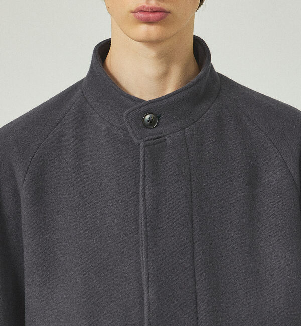 ABAHOUSE「【メリノウール】リバースカルゼ メルトン スタンドカラーコート」|その他|