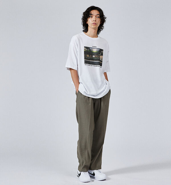 ABAHOUSE「クレープストレッチ イージーパンツ / リラックスパンツ」|その他|