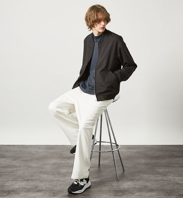 ABAHOUSE「デニムライク ワイドストレート スラックス / ワイドパンツ【予約】」|その他|