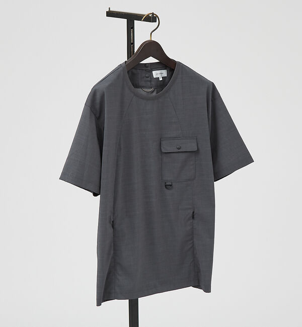 ABAHOUSE「【セットアップ対応】 ウーブン ドライ フハクTシャツ / クルーネック」|Tシャツ・カットソー|