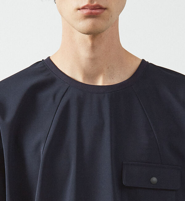 ABAHOUSE「【セットアップ対応】 ウーブン ドライ フハクTシャツ / クルーネック」|Tシャツ・カットソー|