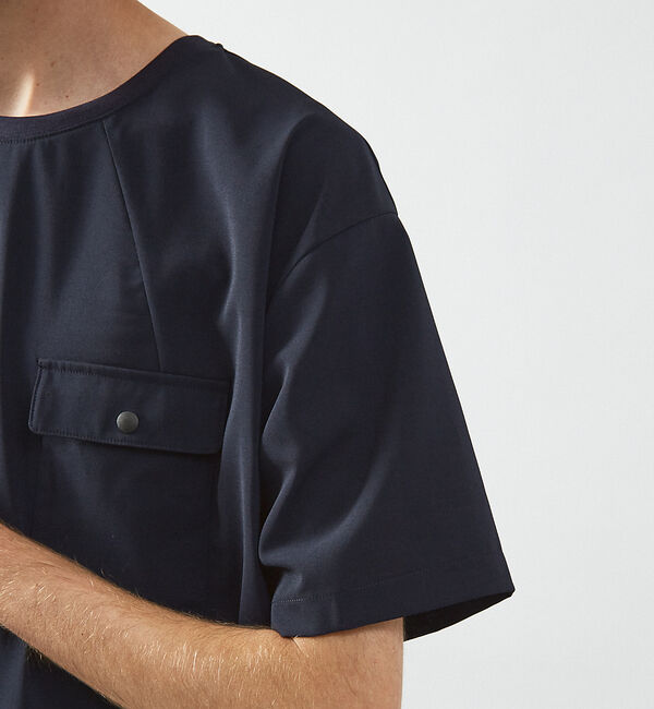 ABAHOUSE「【セットアップ対応】 ウーブン ドライ フハクTシャツ / クルーネック」|Tシャツ・カットソー|