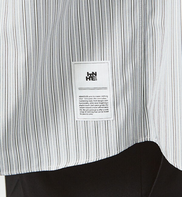 ABAHOUSE「ファンクショナルストライプ 半袖シャツ」|シャツ・ブラウス|