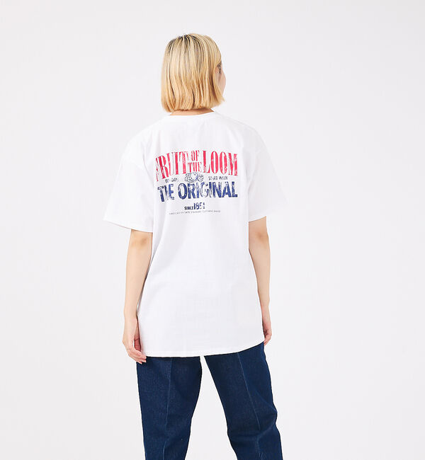 ABAHOUSE「【FRUIT OF THE LOOM/フルーツ オブ ザ ルーム】Print T」|Tシャツ・カットソー|