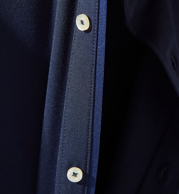 ABAHOUSE「【接触冷感】アイスピケ ストレッチ 長袖シャツ / FLEX SHIRTS」|シャツ・ブラウス|