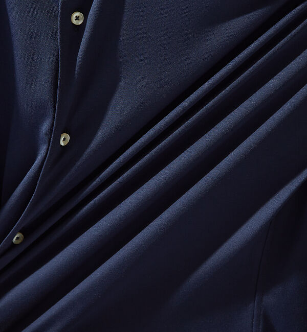 ABAHOUSE「【接触冷感】アイスピケ ストレッチ 長袖シャツ / FLEX SHIRTS」|シャツ・ブラウス|