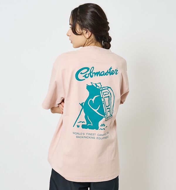 ABAHOUSE「【COBMASTER / コブマスター】バックプリントBASIC Tシャツ/ユニ」|Tシャツ・カットソー|ピンク