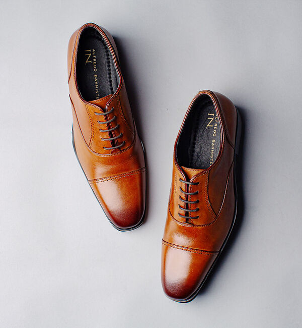 alfredoBANNISTER「【WEB限定】ベストセラー / 内羽根ストレートチップシューズ」|ビジネス・ドレスシューズ|