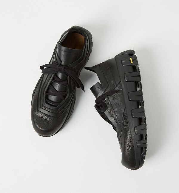 alfredoBANNISTER「【40周年】レザーコンビネーション スニーカー」|スニーカー|ブラック