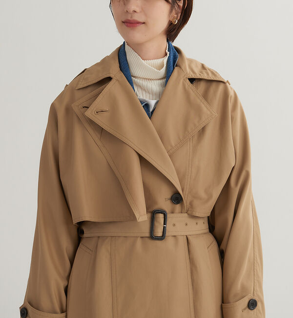 Rouge vif「変形トレンチコート」|トレンチコート|