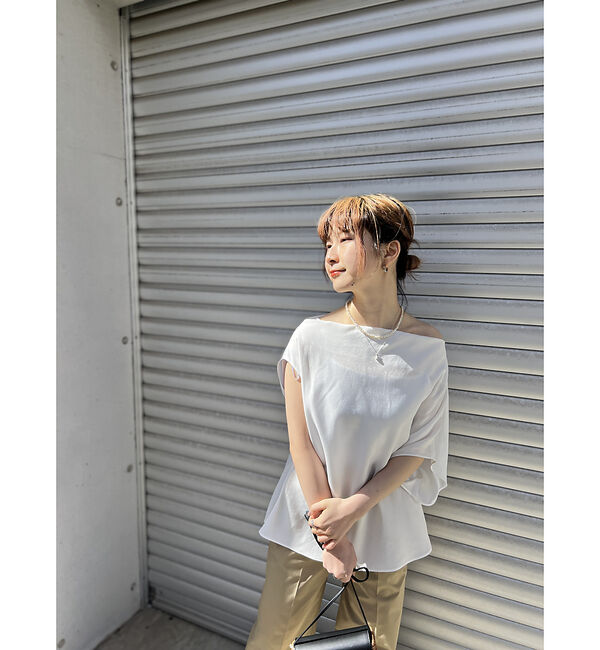 Rouge vif「アシンメトリーデザインブラウス」|シャツ・ブラウス|