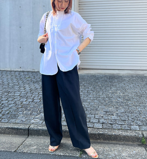 Rouge vif「ウエストゴム ワイドバレルパンツ」|その他|