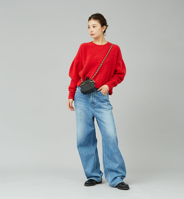 Rouge vif「【RED CARD/レッドカード】別注Dakota　ルーズストレートデニム」|デニム|