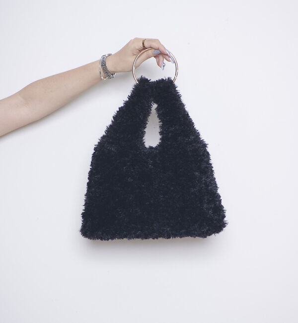 Rouge vif「【HELEN MOORE/ヘレンムーア】リングハンドエコファーバッグ」|ハンドバッグ|