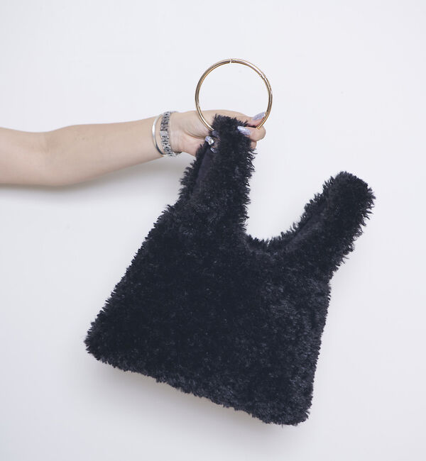 Rouge vif「【HELEN MOORE/ヘレンムーア】リングハンドエコファーバッグ」|ハンドバッグ|