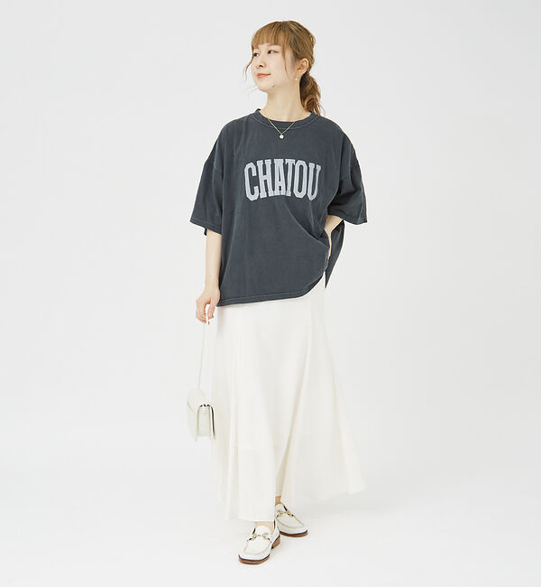 Rouge vif「【新色登場】切替マキシスカート」|スカート|