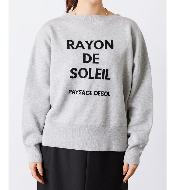 Rouge vif「【一部店舗限定】【追加4】ジャガードロゴニット」|ニット・セーター|