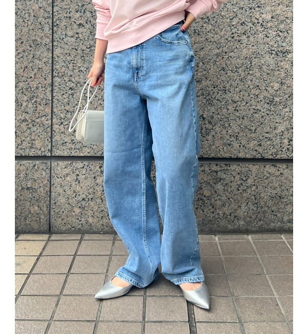 Rouge vif「【RED CARD/レッドカード】別注Dakota ルーズストレートデニム」|デニム|