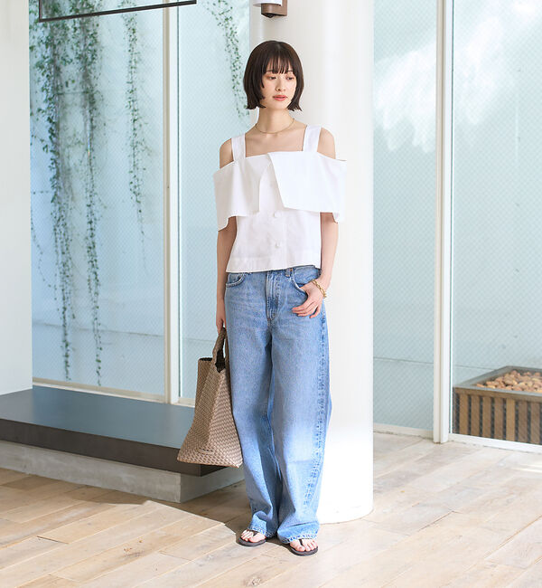 Rouge vif「ケープオフショルブラウス」|シャツ・ブラウス|