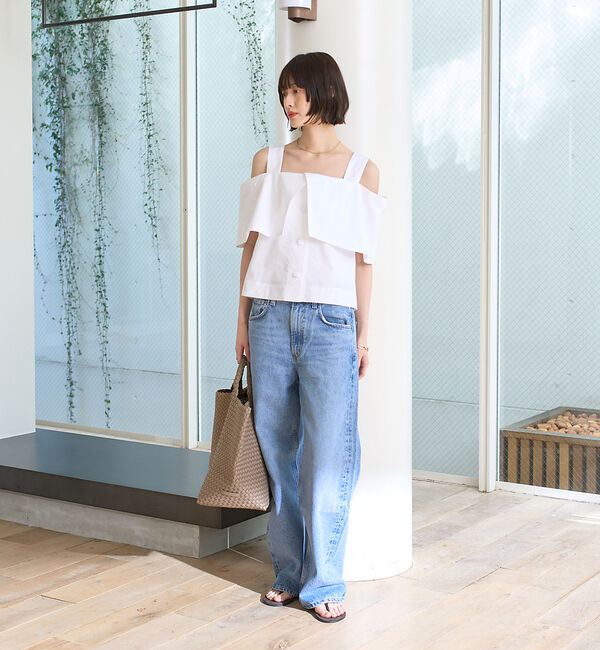 Rouge vif「ケープオフショルブラウス」|シャツ・ブラウス|