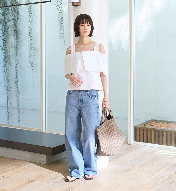 Rouge vif「ケープオフショルブラウス」|シャツ・ブラウス|