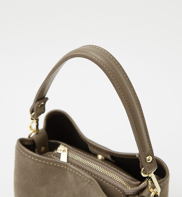 Rouge vif「【AULENTTI/オウレンティ】2WAY スウェードワンハンドルミニバッグ /」|ハンドバッグ|