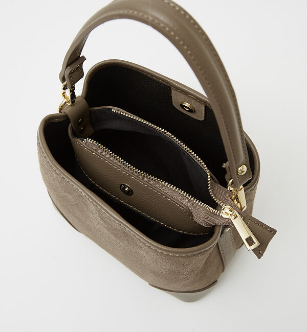 Rouge vif「【AULENTTI/オウレンティ】2WAY スウェードワンハンドルミニバッグ /」|ハンドバッグ|