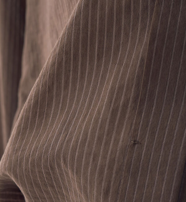 Rouge vif「【新色登場】バックツイストピンストシャツ」|シャツ・ブラウス|