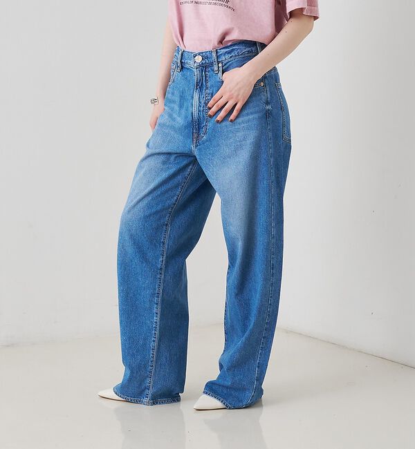 Rouge vif「【NEEDBY heritage/ニードバイヘリテージ】KOH ワイドストレート」|デニム|
