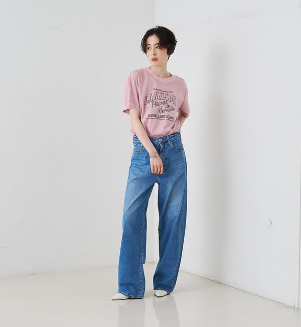 Rouge vif「【NEEDBY heritage/ニードバイヘリテージ】KOH ワイドストレート」|デニム|