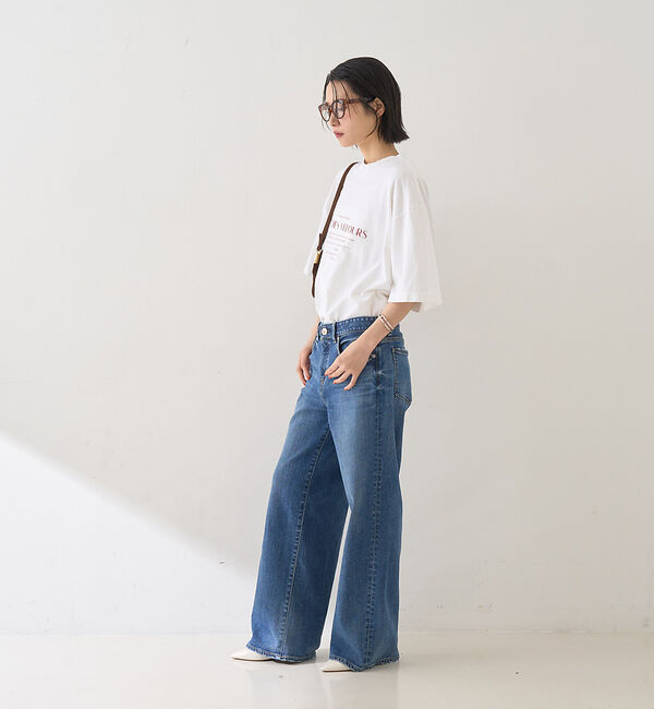 Rouge vif「ピグメントロゴBIG Tシャツ」|Tシャツ・カットソー|