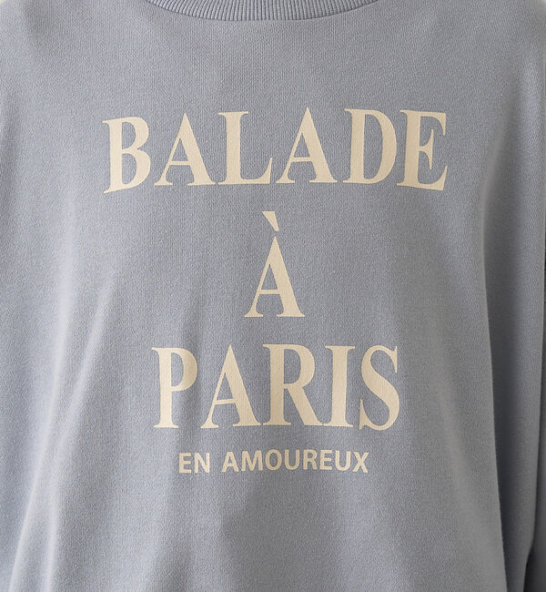 Rouge vif「裏毛ロゴタックスリーブスウェット」|スウェット・ジャージ|