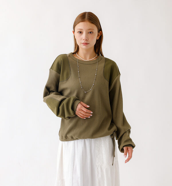 Rouge vif「【JOHNBULL/ジョンブル】コマンドライクプルオーバー/トップス/コットン【」|Tシャツ・カットソー|