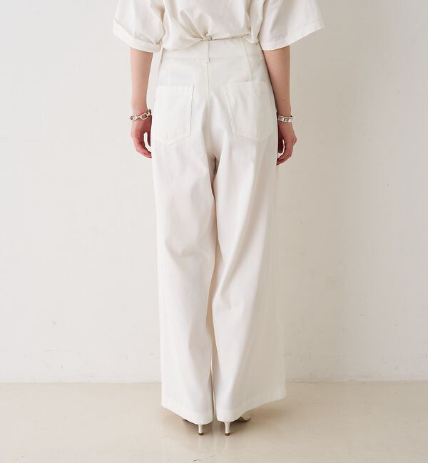 Rouge vif「ポリコットン撥水ワイドパンツ」|その他|