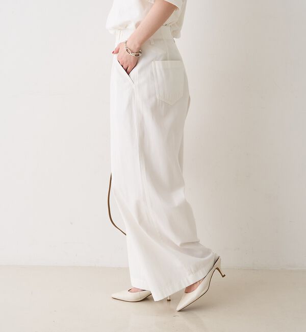 Rouge vif「ポリコットン撥水ワイドパンツ」|その他|