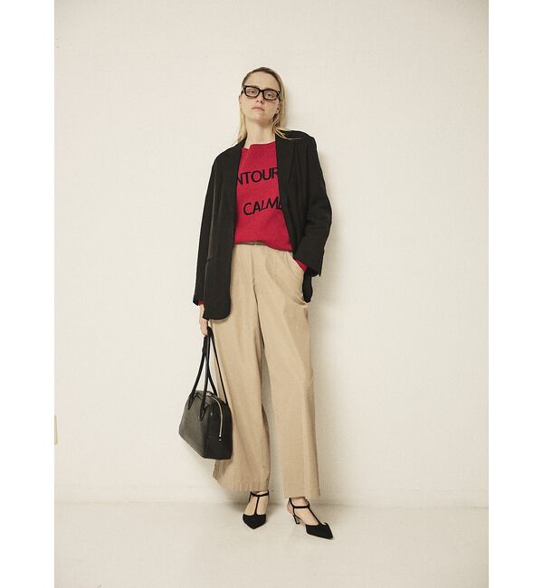 Rouge vif「ポリコットン撥水ワイドパンツ」|その他|