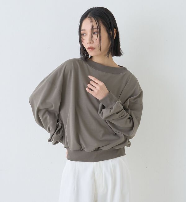 Rouge vif「ポリスパンパフスリーブイージーカットプルオーバー/吸水速乾」|Tシャツ・カットソー|