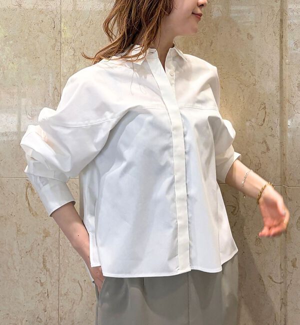 Rouge vif「ボックスブロードショート丈シャツ【予約】」|シャツ・ブラウス|