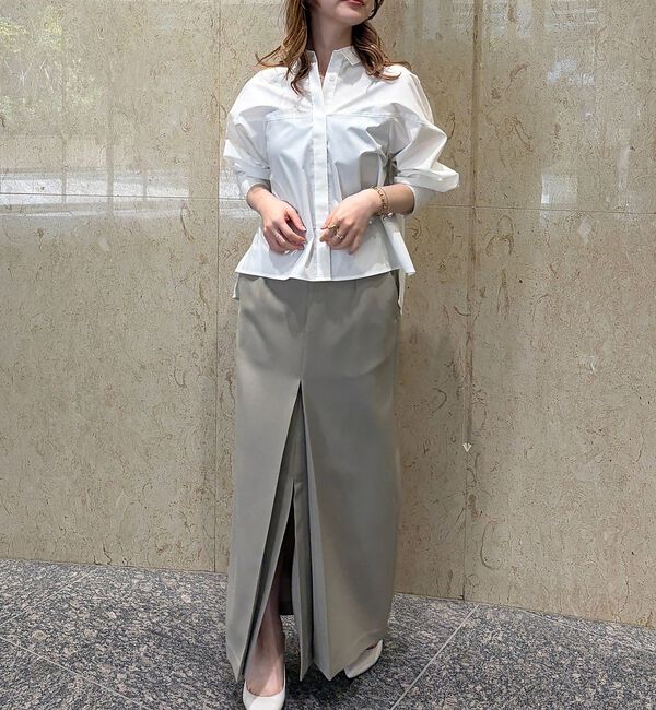 Rouge vif「ボックスブロードショート丈シャツ【予約】」|シャツ・ブラウス|