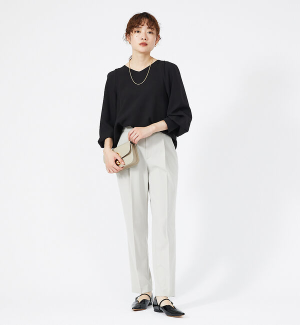 qualite「パフスリーブブラウス」|シャツ・ブラウス|