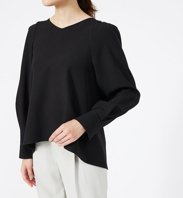 qualite「パフスリーブブラウス」|シャツ・ブラウス|