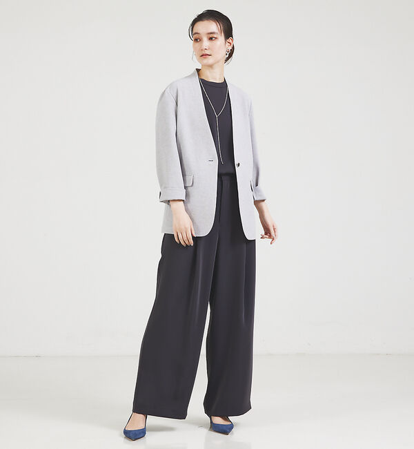 qualite「【セットアップ対応】2タックストレートパンツ」|その他|