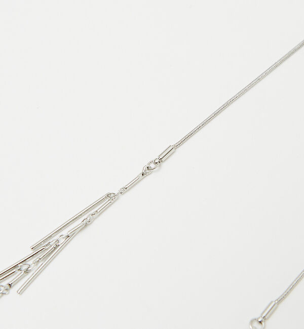 qualite「フリンジチェーンネックレス」|ネックレス|