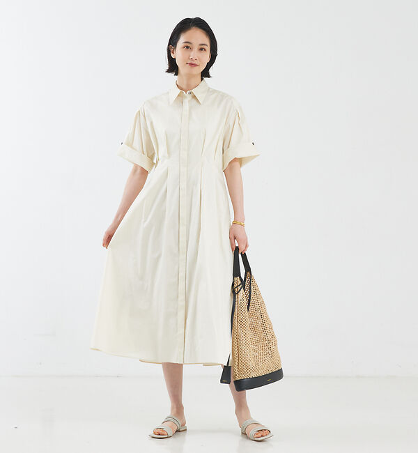 qualite「ツイストタックワンピース」|ワンピース|