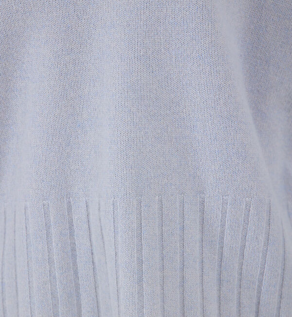 qualite「ウールグアイウールVネックニット」|ニット・セーター|