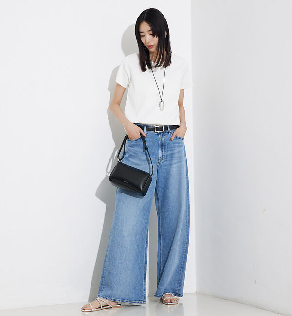 qualite「ウォッシャブルニットT」|Tシャツ・カットソー|